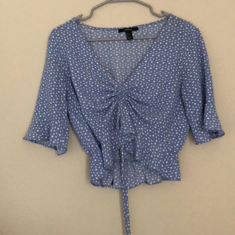 Rouched Front Top